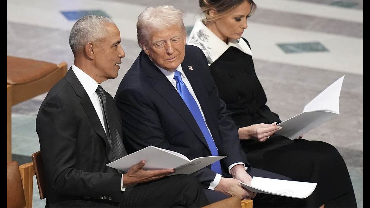 Whoa. Lip Reader Exposes What Obama and Trump Talked About at Carter Funeral