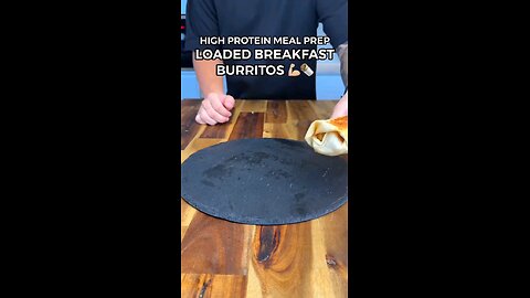 High Protein Breakfast Burritos