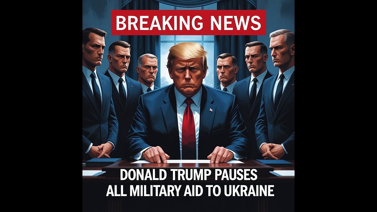 BREAKING NEWS| PRESIDENT DONALD TRUMP PAUSES ALL MILITARY AID TO UKRAINE |4 FEBRUARY 2025