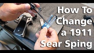 How to change a 1911 Sear Spring