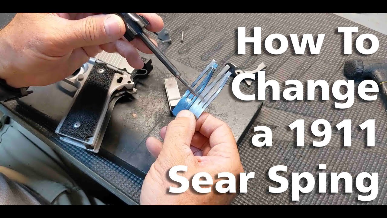 How to change a 1911 Sear Spring