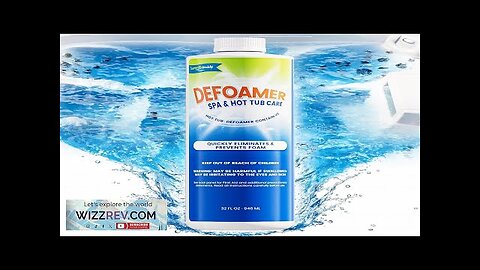 32 Oz Defoamer for Hot Tub Hot Tub Defoamer Spa Defoamer Hot Review