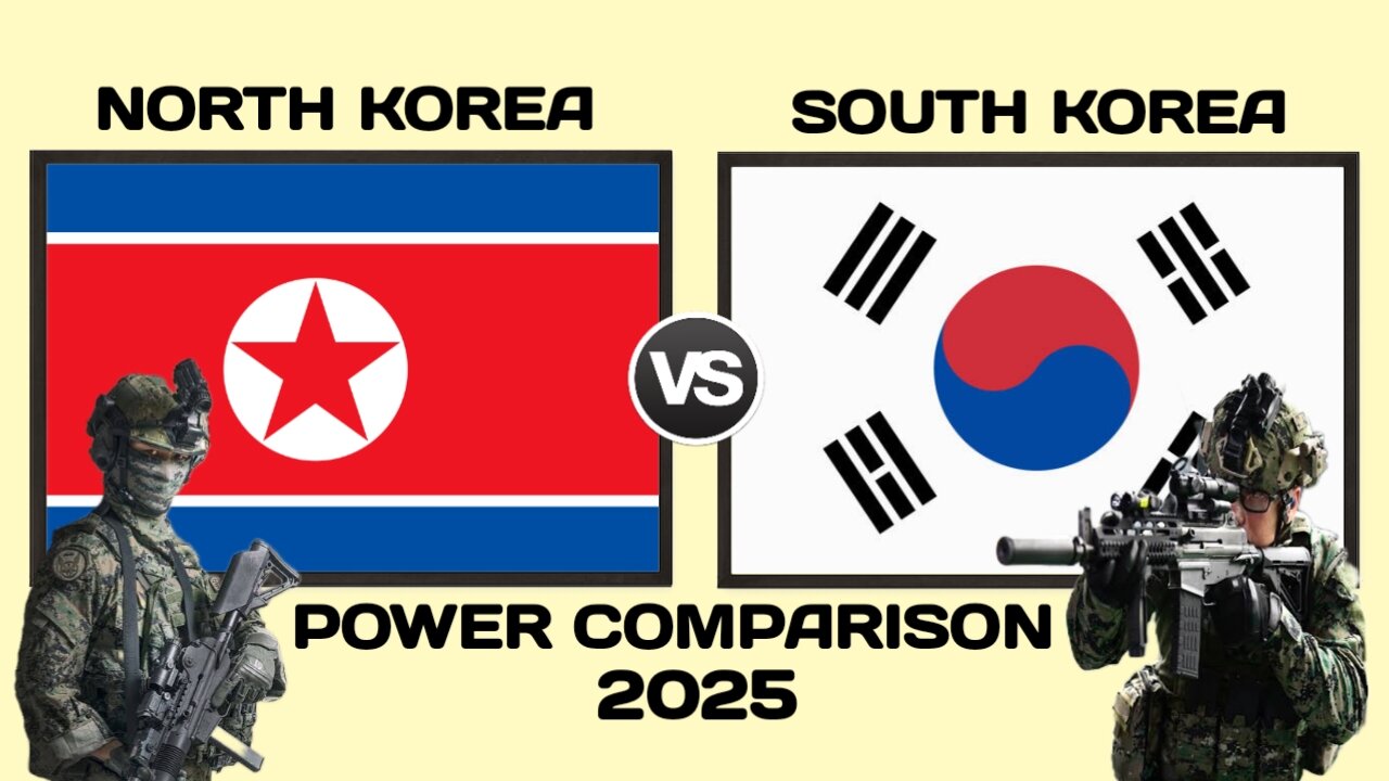 North Korea vs South Korea military power comparison 2025