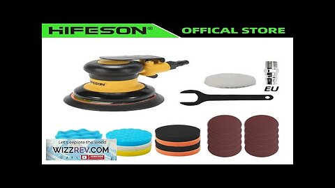 HIFESON Pneumatic Orbital Sander Air Grinder，125mm/150mm Vacuum Eccentric Polishing/Grinding Review