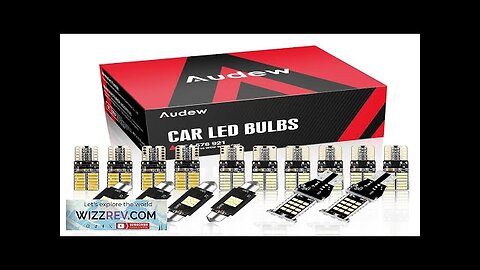 Audew 16PCS T10 C5W T15/912/921 LED Canbus Car Dome Interior Map Light Review