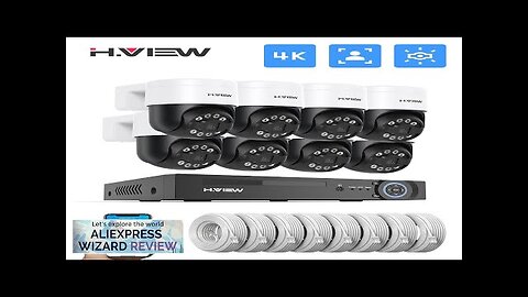 H.view 8Ch 4K 5MP 8MP Cctv Security Camera System Ptz Home Video Review