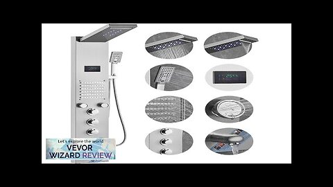 VEVOR Shower Panel System 6 Shower Modes LED & Screen Hydroelectricity Shower Review