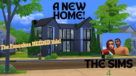 Sims 4 - The Pancakes new Modern home! Speed build