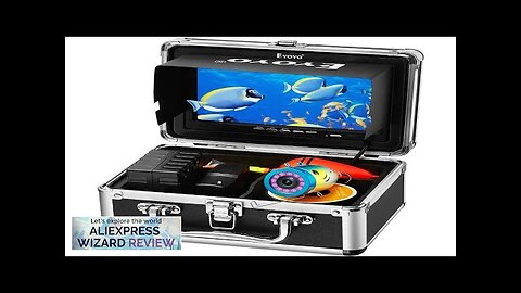 Underwater Fishing Camera 7 Inch LCD Monitor Fish Finder Waterproof 1000TVL Fishing Review