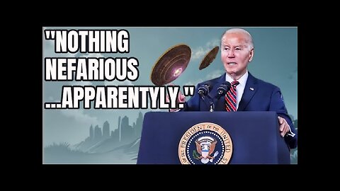 BIDEN says nothing nefarious with the drones...they think.