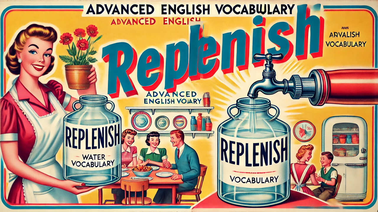 Vocabulary and Pronunciation "REPLENISH" Advanced English