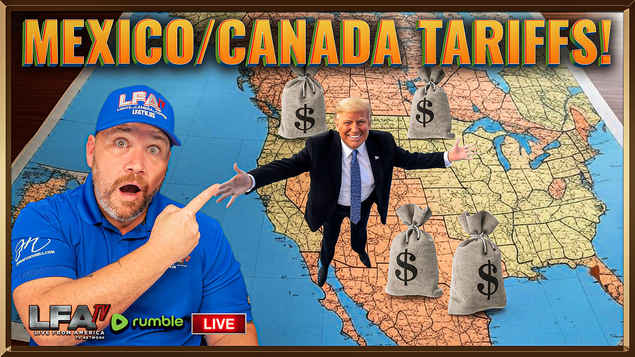 TIME FOR TARIFFS! | LIVE FROM AMERICA 1.31.25 11am