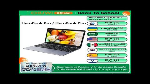 CHUWI Herobook Pro / Herobook Plus Laptop Windows 11 Laptop 14.1inch / Review