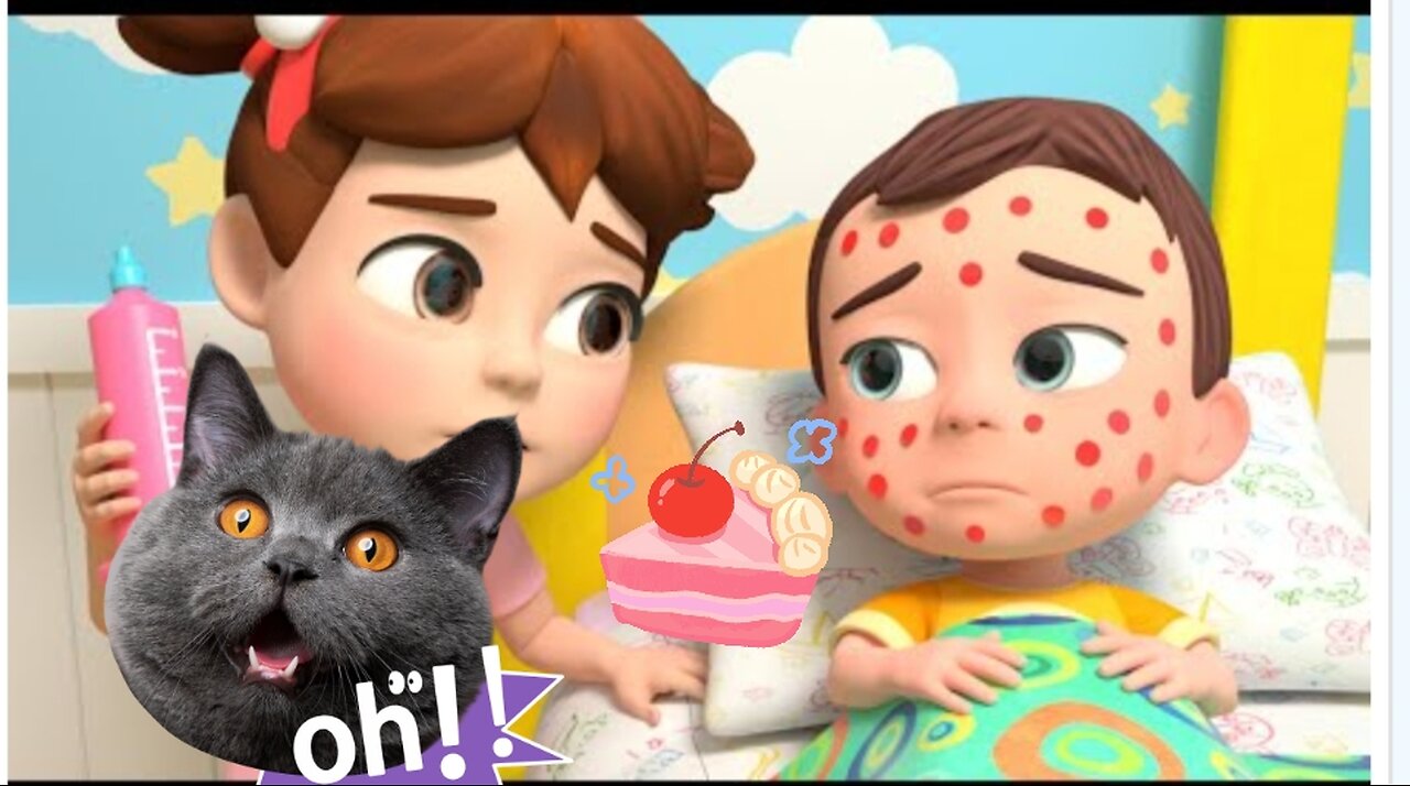 Baby Sick Song , Pretend Play , Newborn Baby Songs & Nursery Rhymes