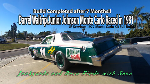 Completing the Build of JR Salvinos 1981 Junior Johnson Racing NASCAR Monte Carlo