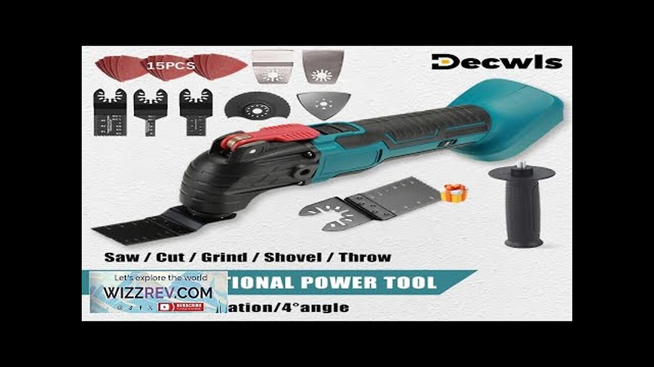 170W Electric Cordless Oscillator Home Pruning Saw Multi-function Trimmer/Shovel/Cutting Review