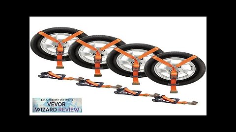 VEVOR Car Tie Down Straps Kit Lasso Style 2" x 120" Tire Review