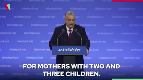 PM Viktor Orban Announces Lifelong Income Tax Exemption for Mothers with At Least Two Babies