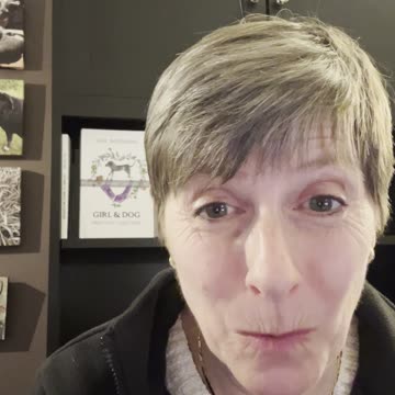 Girl And Dog Practice Together By Gail Boenning