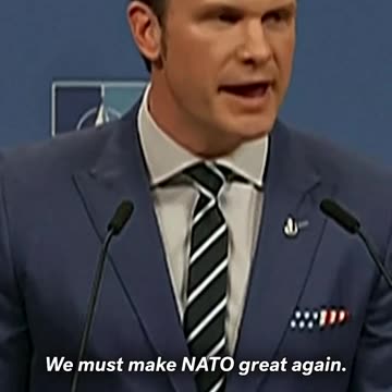 Hegseth Makes Odd NATO Speech: 'No One Will Turn Uncle Sam Into Uncle Sucker'