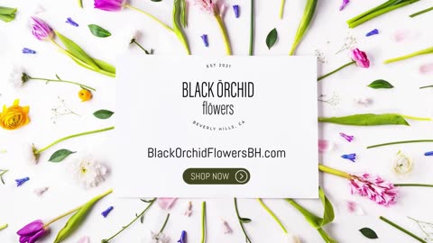 Flower arrangement in vase * Call (310) 422-9654 | Black Orchid Flowers