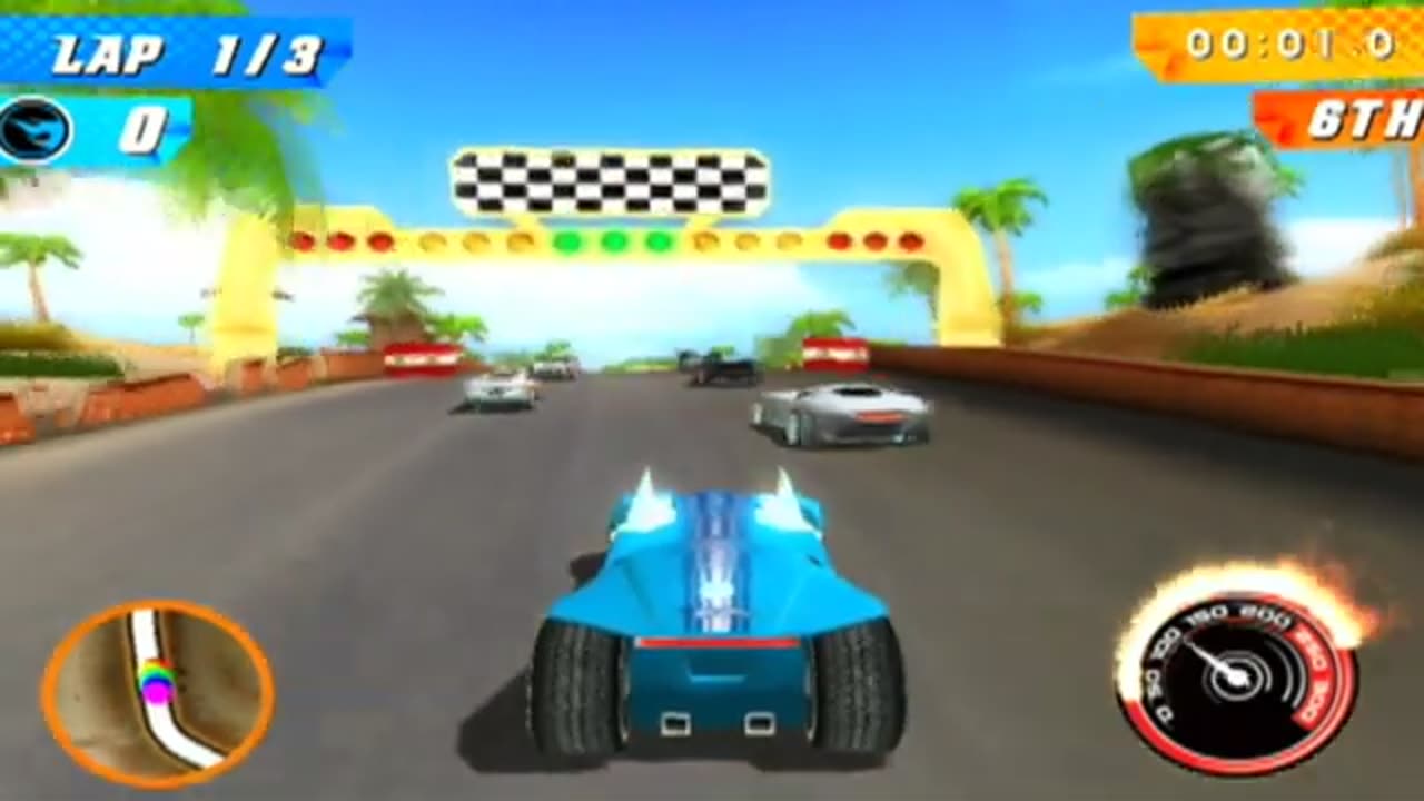 Hot Wheels: Track Attack Redone-Bridge Race