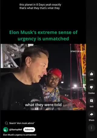 😎 Listen carefully..What did the guy to Elon's left say? What were they told today?