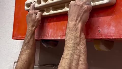 Climbers finger power