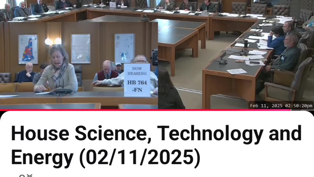 Full hearing on Geoengineering bill in New Hampshire State House