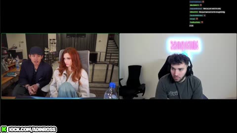 Amouranth and her husband went on adin ross live on kick last night talk about robbery 03/11/25