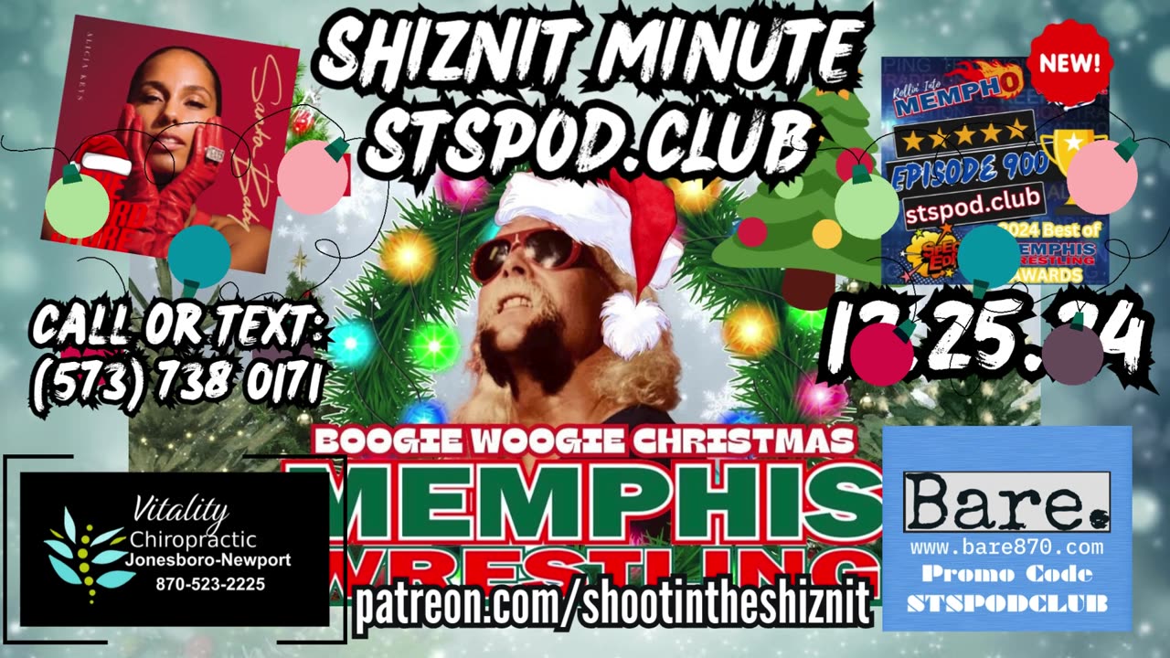 SHIZNIT MINUTE 12.25.24-BT TALKS BOOGIE WOOGIE CHRISTMAS!!!