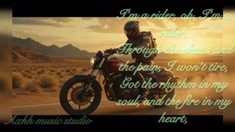 I Am a Rider"! 🚴‍♂️💨 This electrifying track is an exhilarating celebration of freedom,