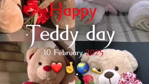 Happy Teddy day 🧸