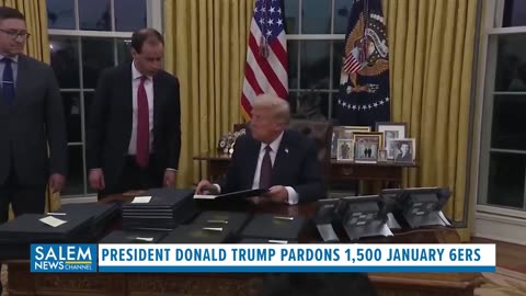 Trump Pardons 1,500 January 6'ers 'Hostages Will Get Full Pardon, Released Immediately’