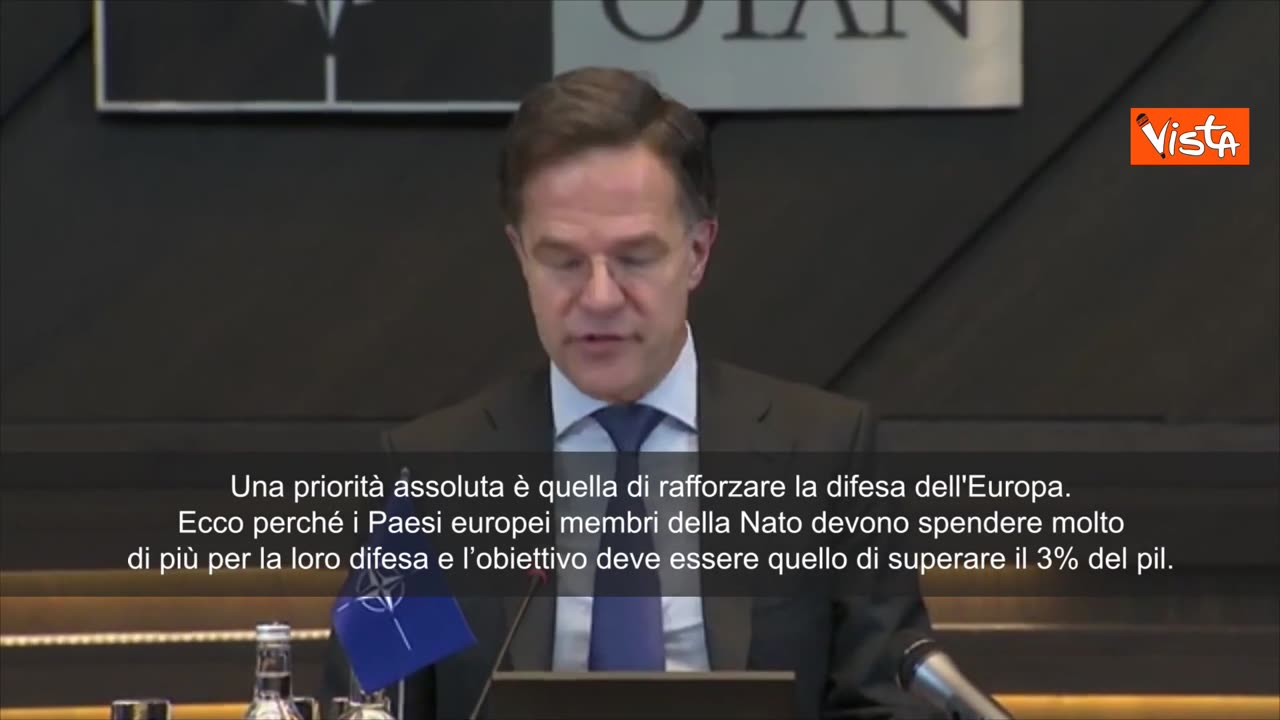 NOTIZIE DAL MONDO Rutte(NATO):'La spesa dei Paesi europei per la Difesa deve salire oltre il 3% del PIL' Ecco perché i Paesi europei membri della NATO devono spendere molto di più per la loro difesa