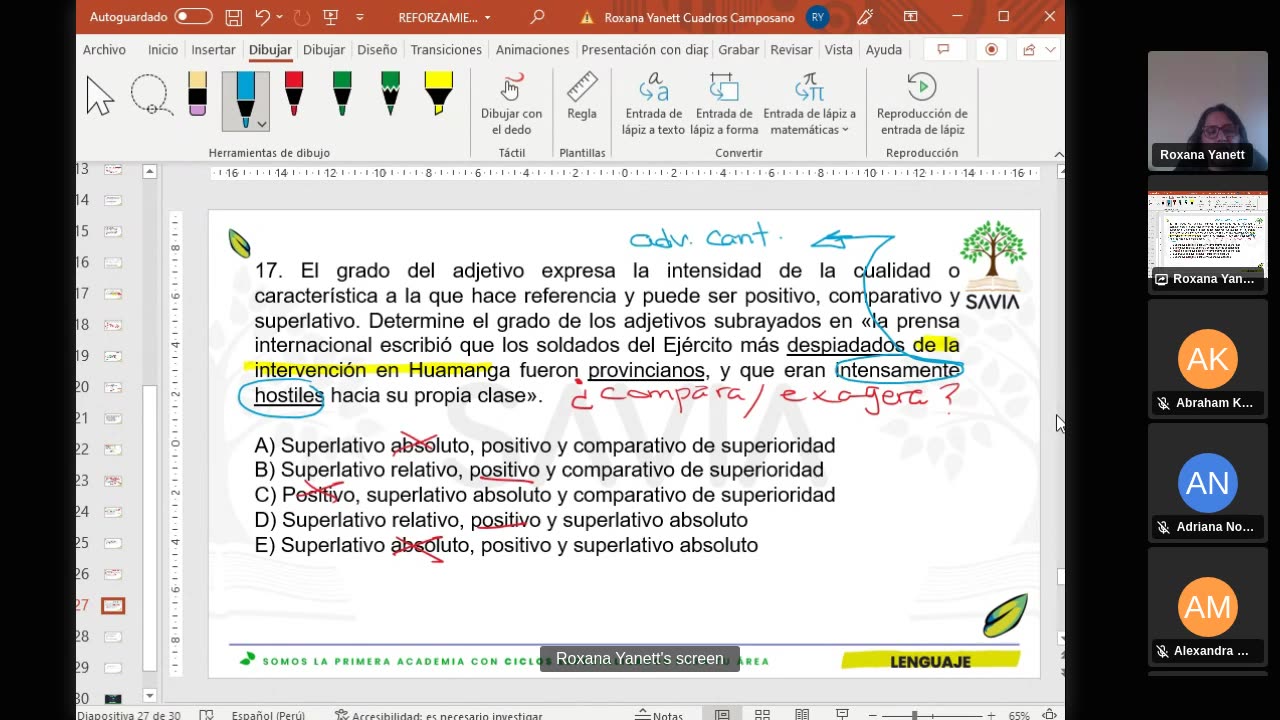 SAVIA SEMIANUAL 2024 | Semana 12 | Lenguaje