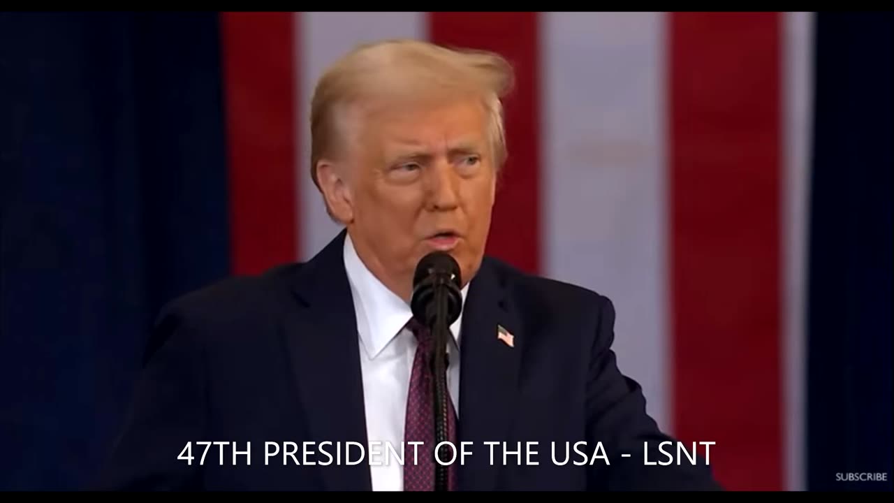TRUMPS OPENING SPEECH: INAUGURATION DAY 47TH PRESIDENT!