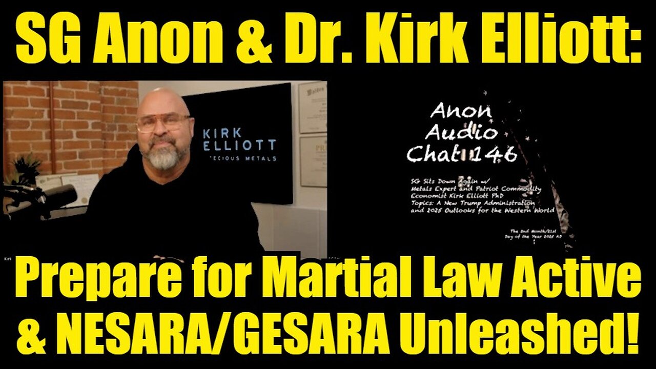 SG Anon: Prepare for Martial Law Active & NESARA/GESARA Unleashed!