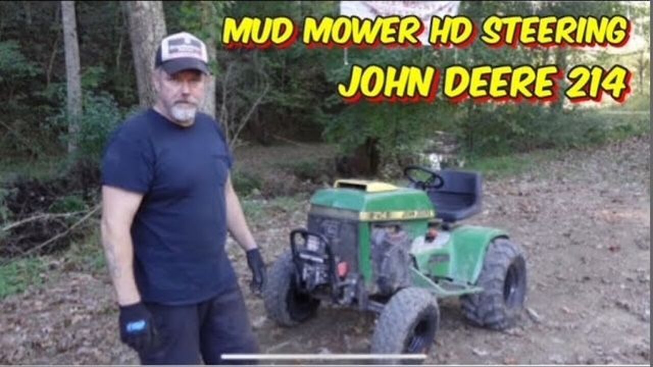 John Deere 214 Mud Mower HD Steering Upgrade!
