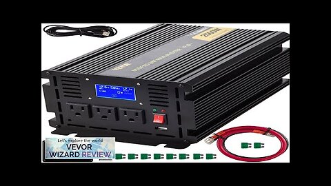 VEVOR Power Inverter 2500W Modified Sine Wave Inverter DC 12V to AC Review