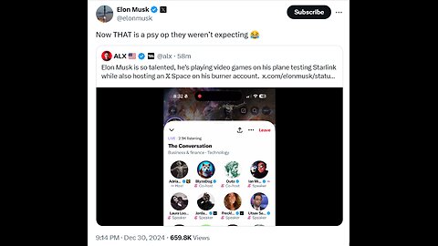 Elon Musk - Now THAT is a psy op they weren’t expecting 😂