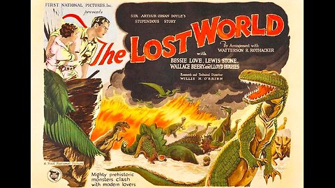 THE LOST WORLD 1925 Dinosaurs are Discovered on a Jungle Mesa - Restored FULL MOVIE in HD