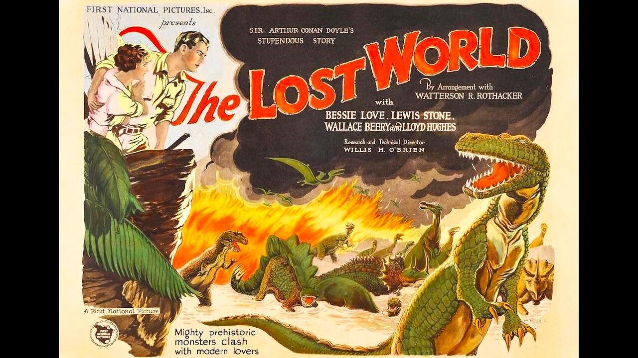 THE LOST WORLD 1925 Dinosaurs are Discovered on a Jungle Mesa - Restored FULL MOVIE in HD