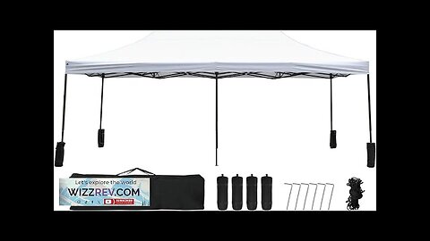 Pop Up Canopy 10x20 pop up Canopy Tent Folding Protable Ez Review