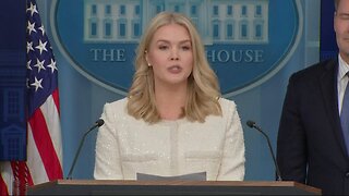 White House press secretary Karoline Leavitt speaks to the press. - February 20, 2025