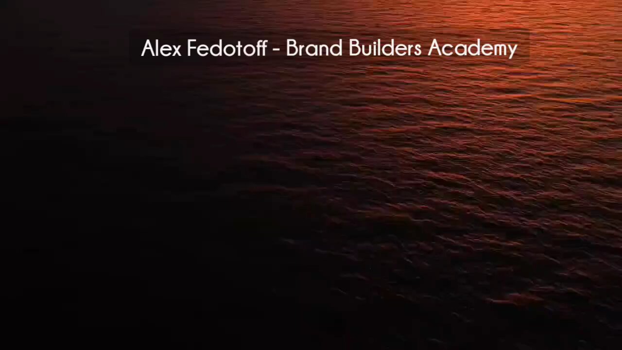 (courseslibrary.com)Alex Fedotoff - Brand Builders Academy Course download