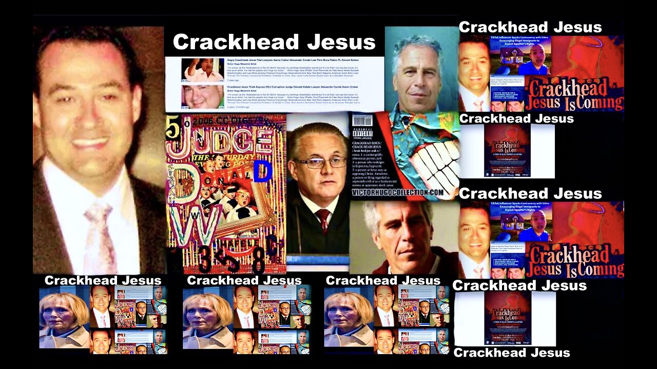 Crackhead Jesus Exposes Squatters Rights Epstein Judge Donald Hafele Lawyer Alex Conde Aaron Cohen