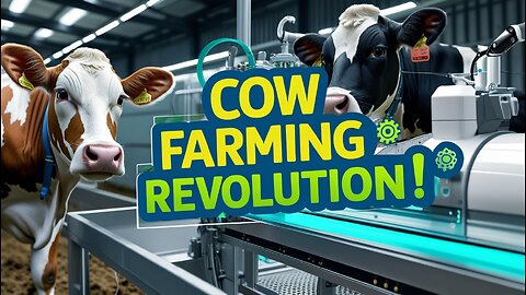 Revolutionary Innovations in Cow Farming: Automatic Feeding, Cleaning & Milking Machines