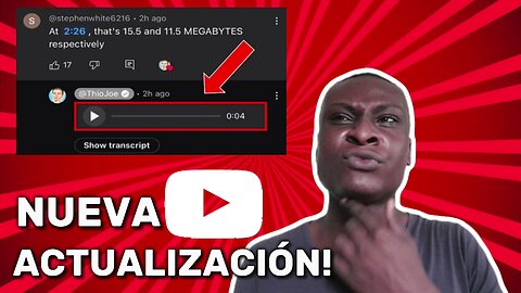 YouTube Lanza Una Nueva Característica Actualización: Comentario De Voz