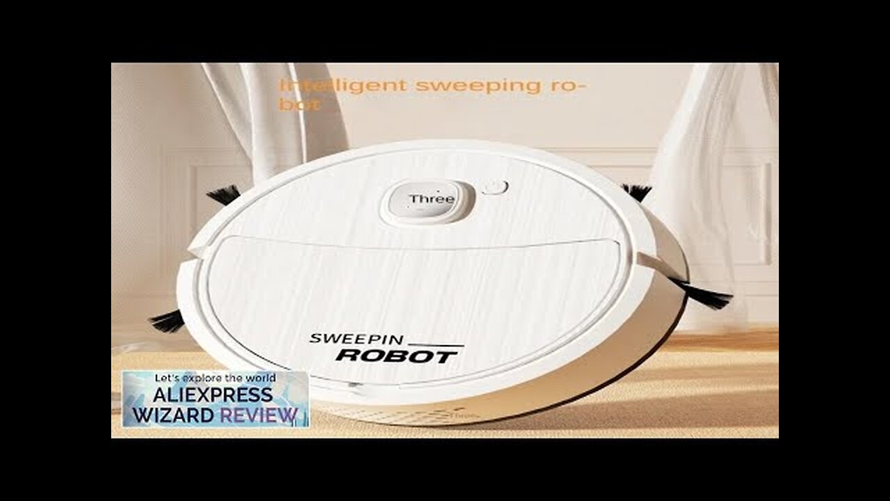 Three in One New Robot Cleaner Sweeping Suction Mopping Cleaning Machine Home Review